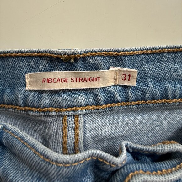 Levi's Premium Ribcage Straight Jeans - W size 31 - Picture 5 of 9